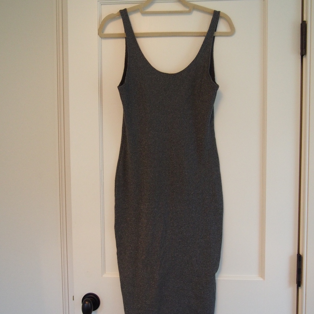 pull&bear silver/gray bodycon dress